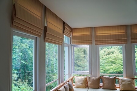 elegant roman shades