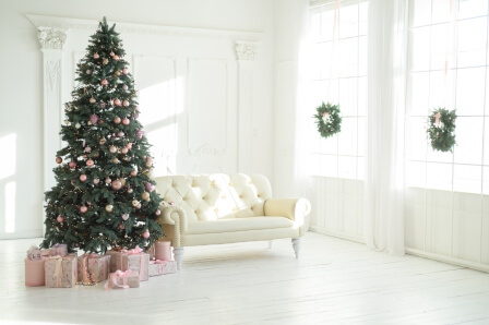 Christmas window Northshield Blinds