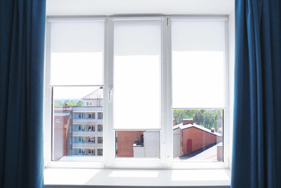 enhance a space with roller shades