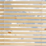 light wood horizontal blinds