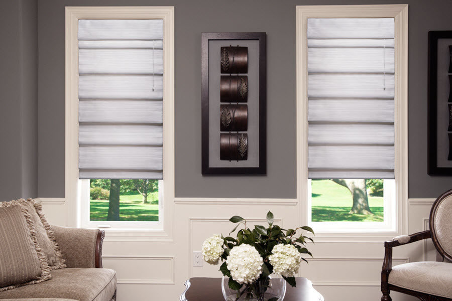 MODERN ROMAN SHADES